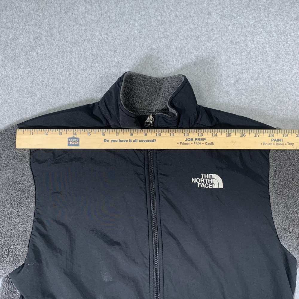 The North Face Denali Fleece Jacket Boys XL Grey Black Polartec Full Zip - Picture 11 of 16